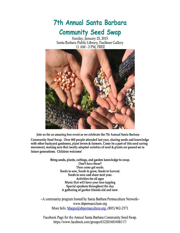7th Annual Santa Barbara Community Seed Swap